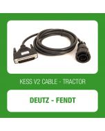 KESSv2 Deutz-Fendt 14 pin diagnostic connector cable