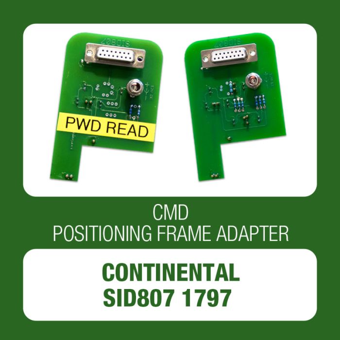 CMD Flashtec - Continental SID807 1797 Tricore positioning frame adapter (SID8 07_97ADEU)-1