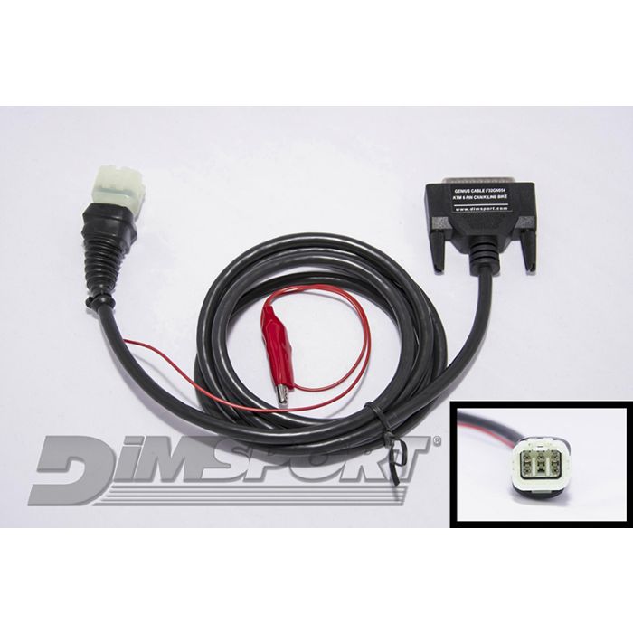 Dimsport - New Genius KTM 6 pin Connector Cable for Keihin ECUs (F32GN054)