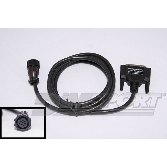 Dimsport - New Genius 8 pin Diagnostic Connector for Valtra (F32GN028)
