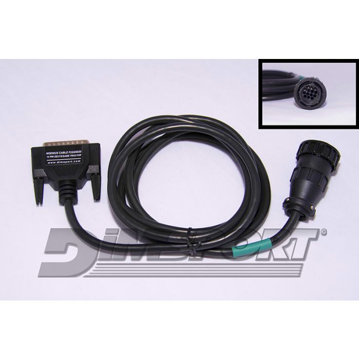 Dimsport - New Genius 19pin Diagnostic Connector for Deutz / Same (F32GN060)