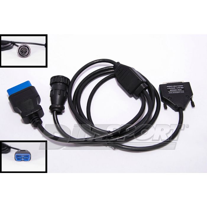 Dimsport - New Genius Specific OBD2 Diagnostic Connector for Mercedes Truck (F32GN051)