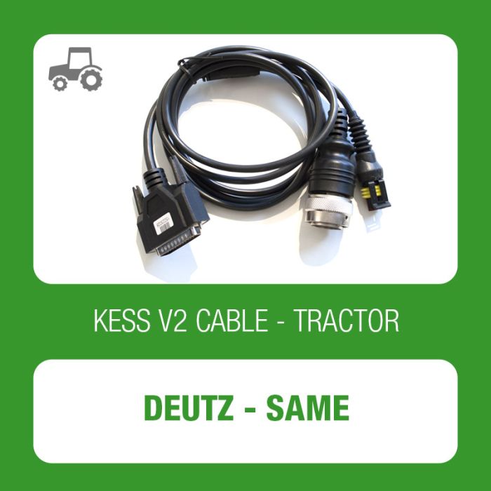 Alientech - KESSv2 Deutz-Same 19 pin diagnostic connector cable (144300K260)-1