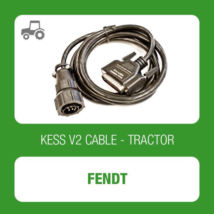 Kessv2 Fendt 12Pin OBD cable - 144300K233 - t