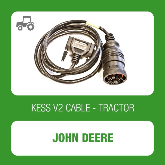 Kessv2 John Deere Premium 9Pin OBD cable - 144300K227 - t