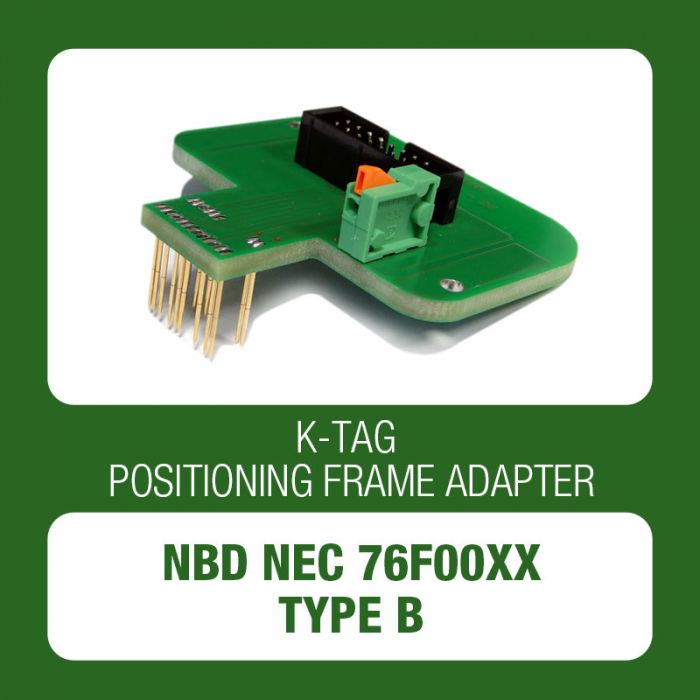 Alientech - K-TAG positioning frame adapter TYPE B for NBD NEC 76F00XX (14AM00T16M)