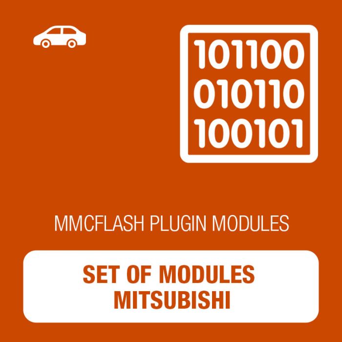 MMC Flash - Set of modules Mitsubishi (mmcflash_modulesmitsubishi)