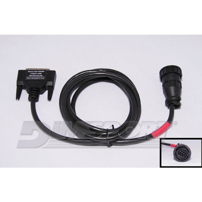 Dimsport - New Genius 14pin CAN Diagnostic Connector for Deutz / Same (F32GN064)