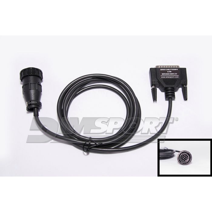 Dimsport - New Genius 14 pin Diagnostic Connector for Mercedes LCV (F32GN010)