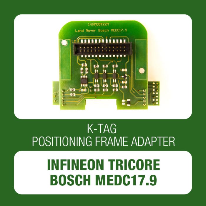 Alientech - K-TAG positioning frame adapter for Infineon Tricore ECU Bosch MEDC17.9 (14AM00T22M)-1
