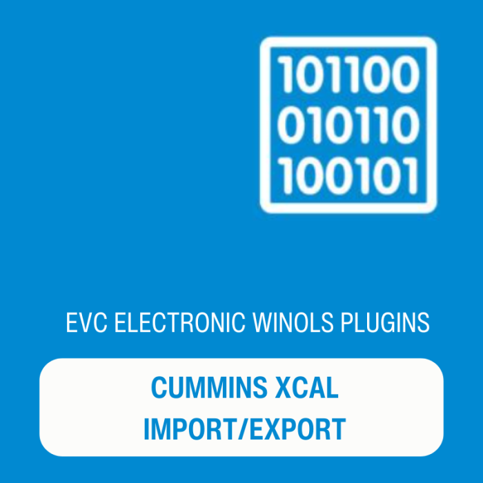 Cummins xcal Import/Export
