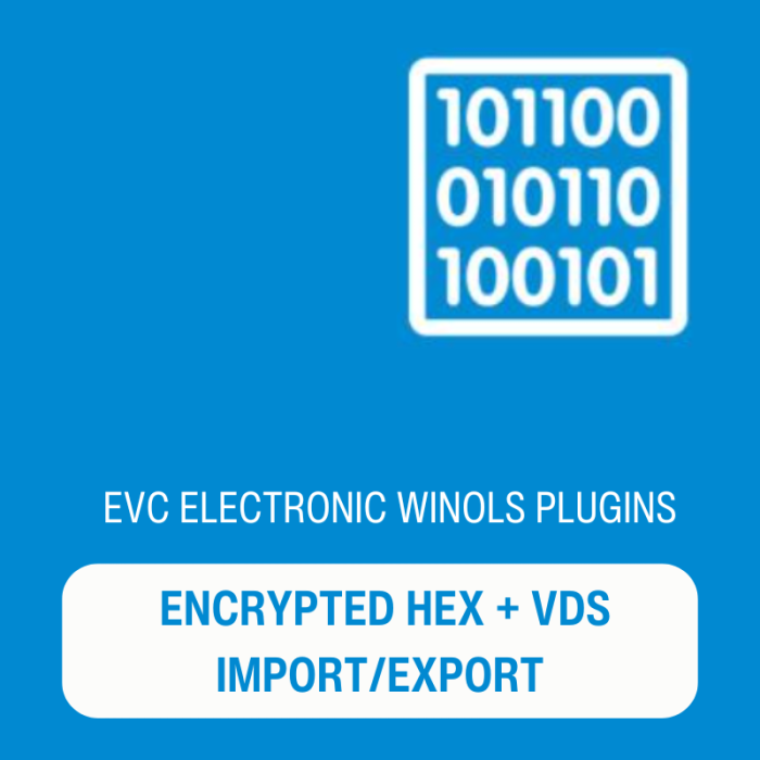 Encrypted hex + vds Import/Export 