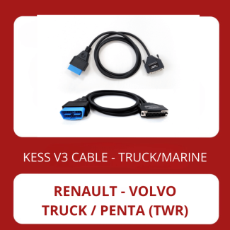 Kessv2 Renault-Volvo-Truck-Penta OBD Cable TRW - 144300K217 - t