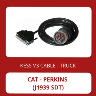 Alientech KessV2 CAT and Perkins J1939 STD 9 pin round diagnostic connector cable - t