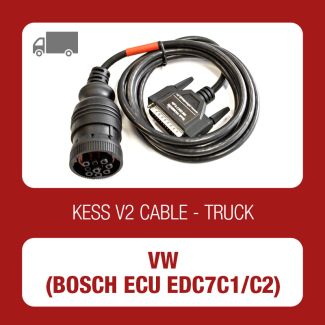 VW Truck 9 pin diagnostic connector cable for Bosch ECU EDC7C1/C2 - 144300K235 - t