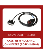 Kessv2 Case - New Holland - John Deere 9Pin OBD cable for Bosch MS6.4 ECU - 144300K226 - t