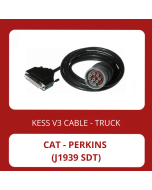 Alientech KessV2 CAT and Perkins J1939 STD 9 pin round diagnostic connector cable - t